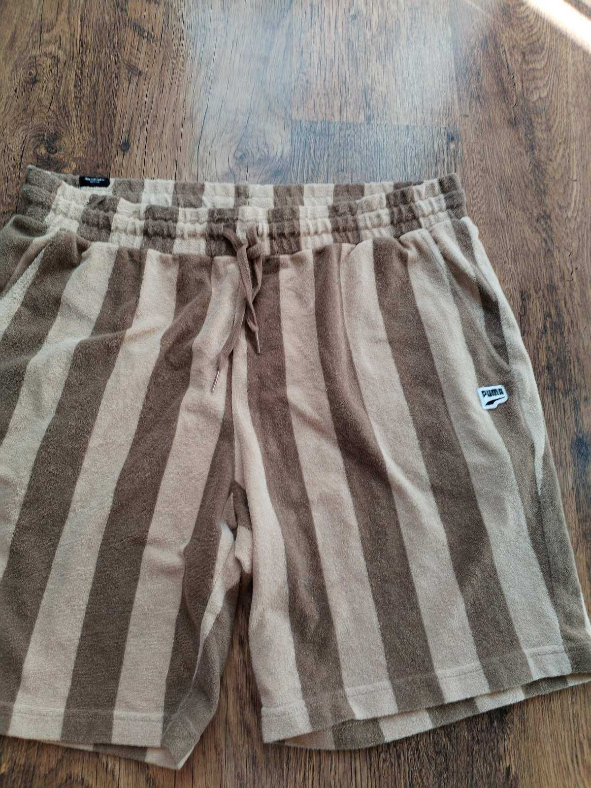 puma downtown shorts men brune - страхотни мъжки панталони ХЛ