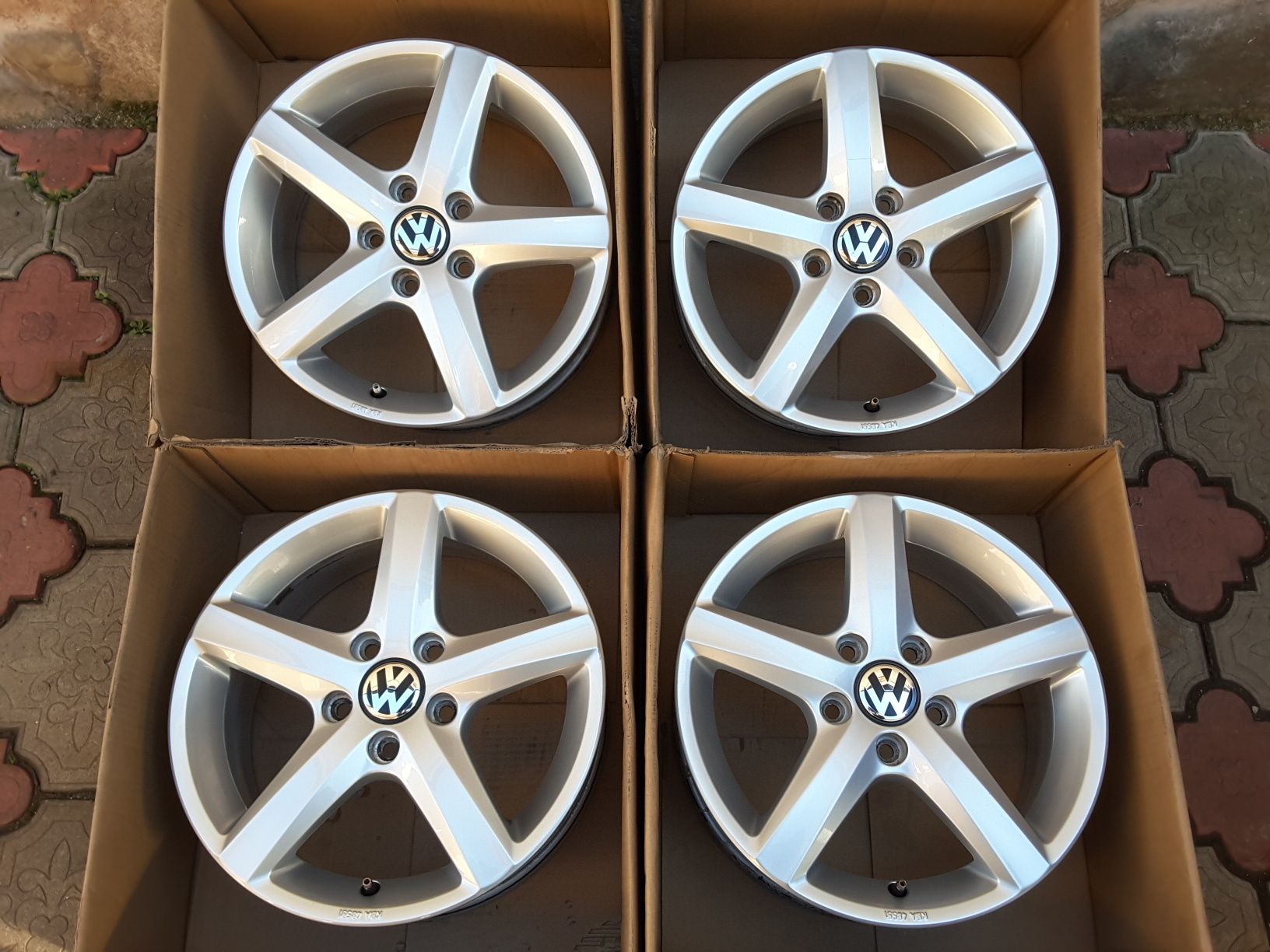 jante aliaj 16; 5x112; originale Vw Golf 5, 6, 7, Caddy, Touran, jetta