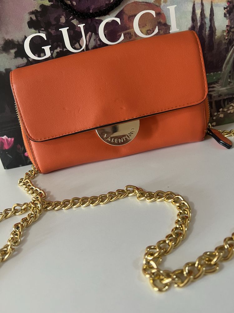 Кожен клъч VALENTINO
