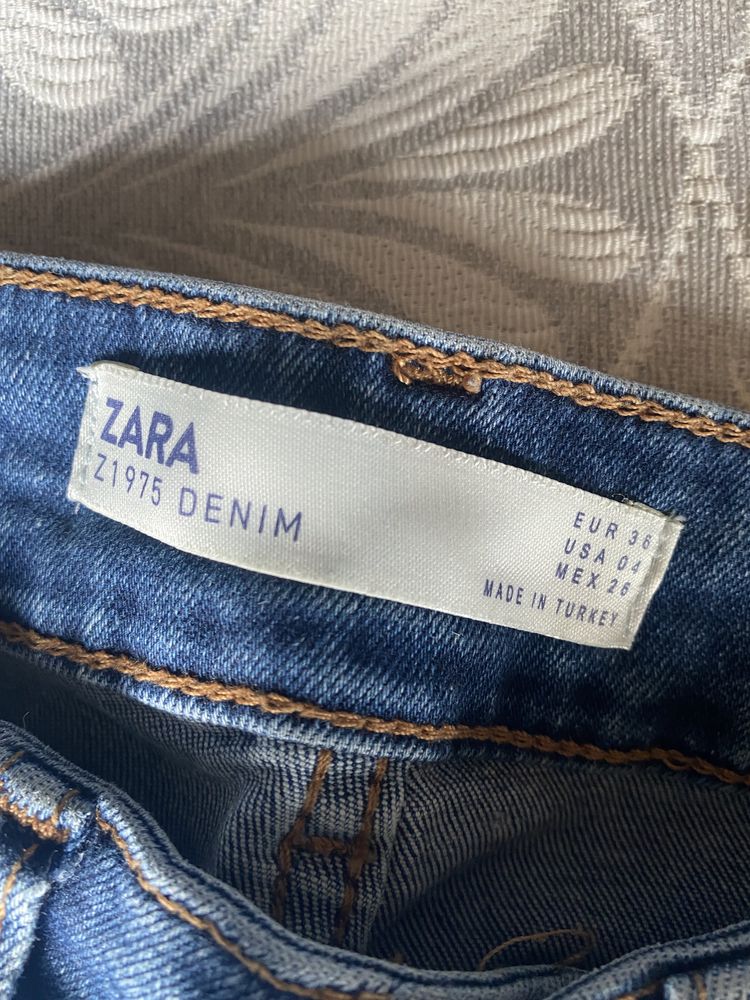 Нови дамски дънки с перли ZARA Размер 36