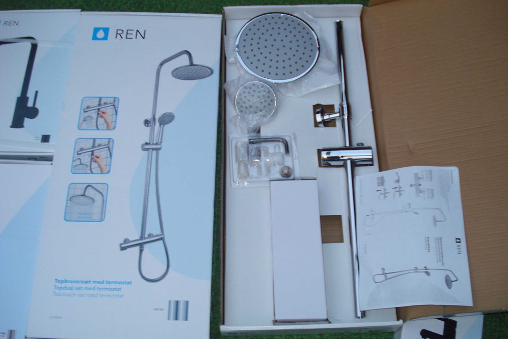 Coloana de dus  REN modele 2024 cu termostat  si  Grohe  de dus