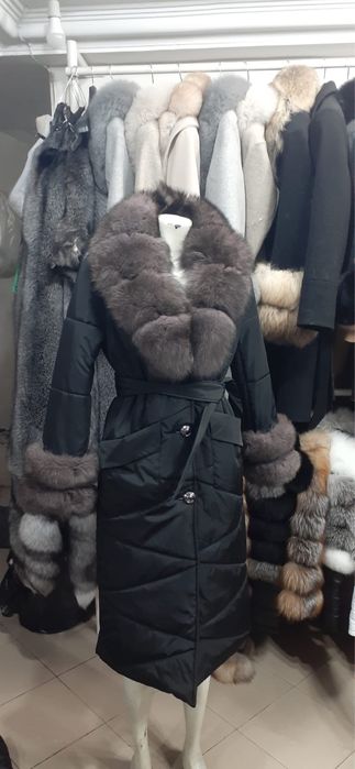 Geaca cu blana naturala
