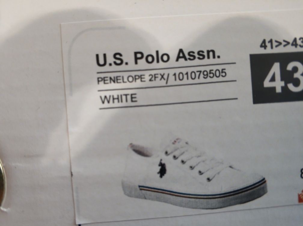 U.S.POLO ASSN гуменки 42,43