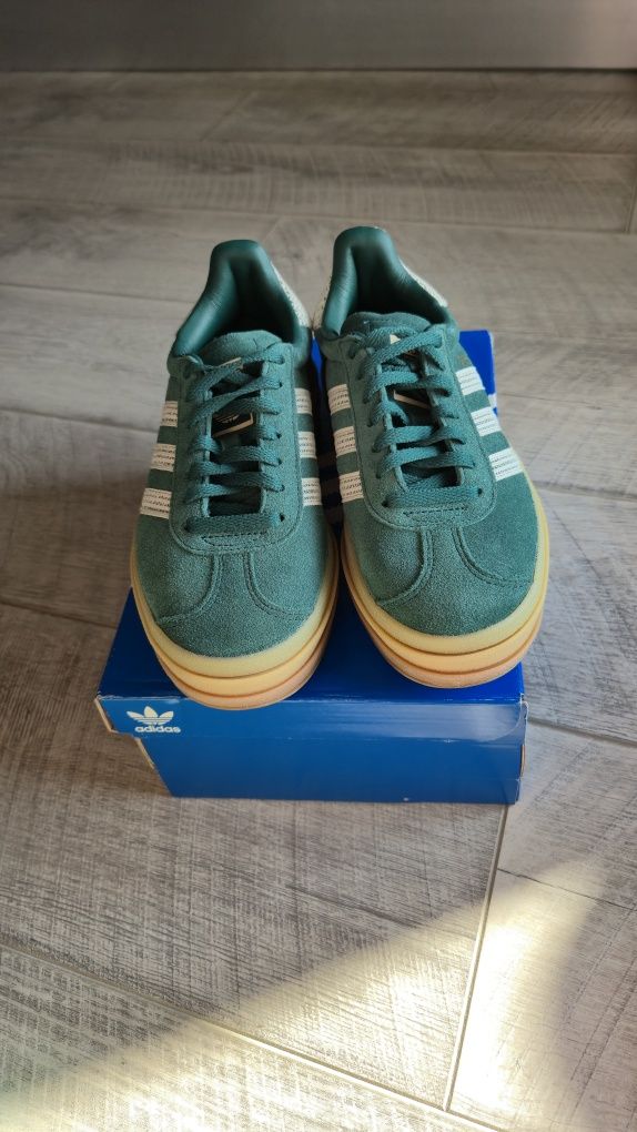 Pantofi sport ADIDAS GAZELLE BOLD W verzi dama, marimea 35 1/2