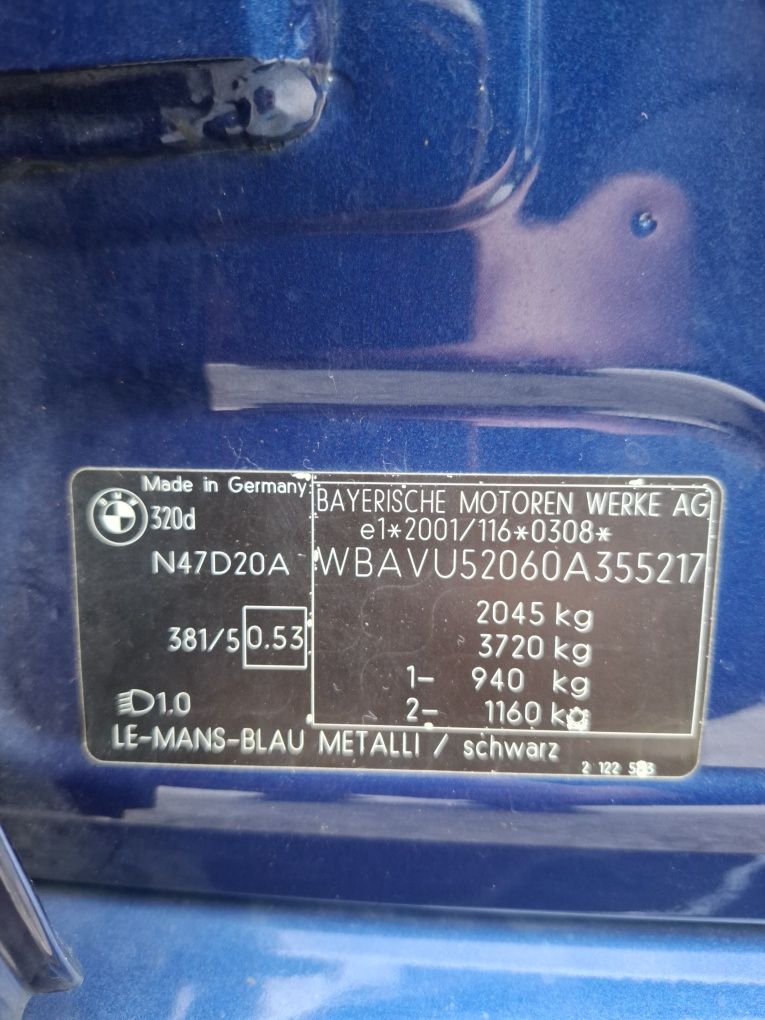 BMW E91 320д 177кс на части