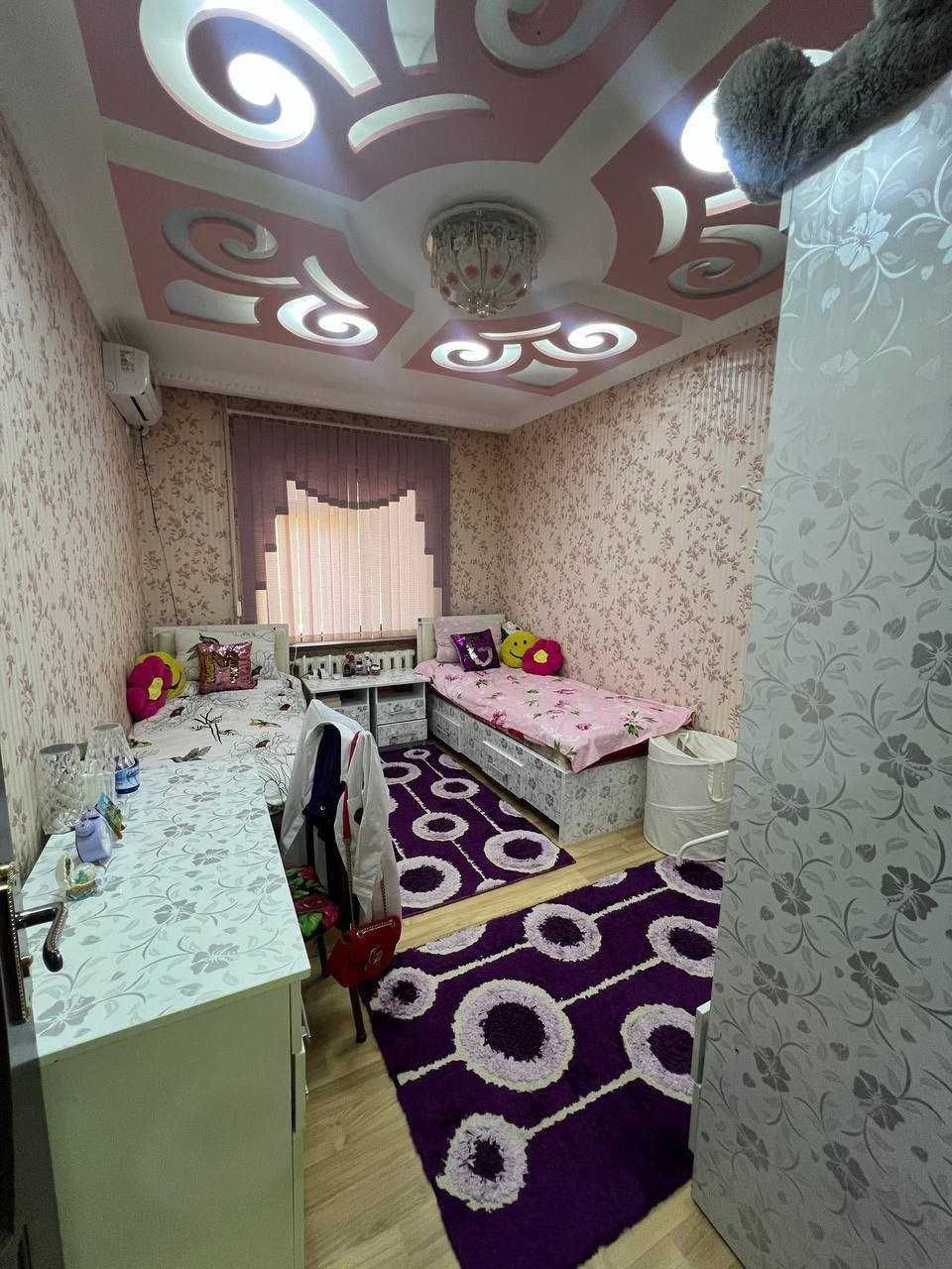 3 хоналик квартира 2 этаж 5 микр, сагдиана