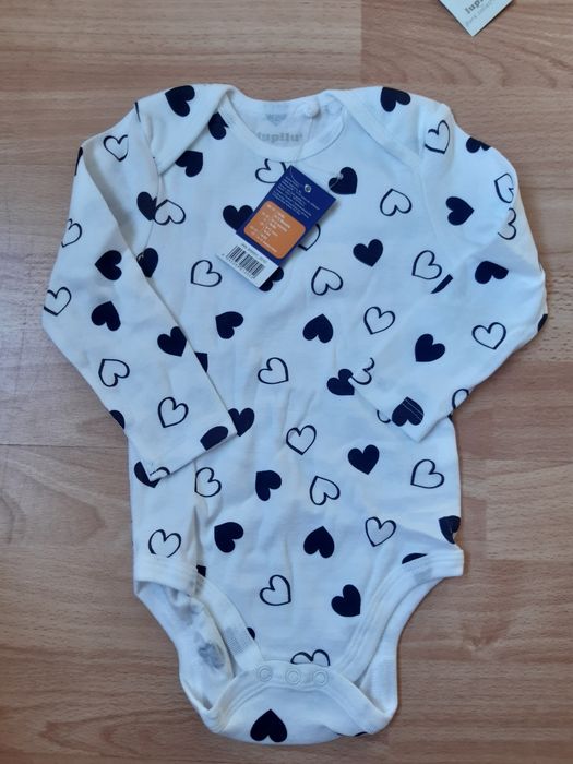 Лот нови бодита и клинчета за момиче, размер 6-12