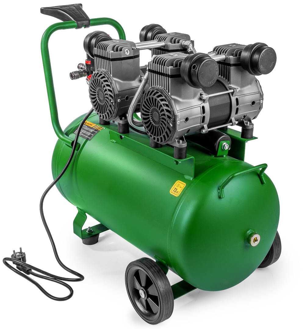 Compresor de aer silentios Wuber, putere 1600W, rezervor 50L, 4 cil