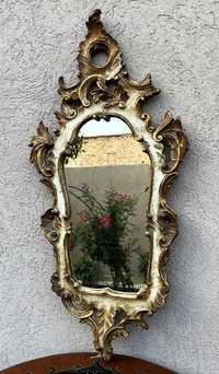 Superba oglinda in stil baroc venetian-sculptura manuala-Italia