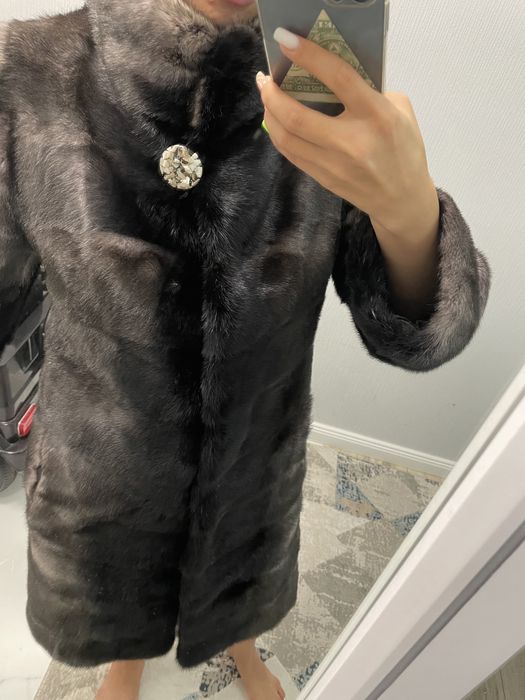женская норковая шуба  В идеальном состоянии  Размер 40-42-44