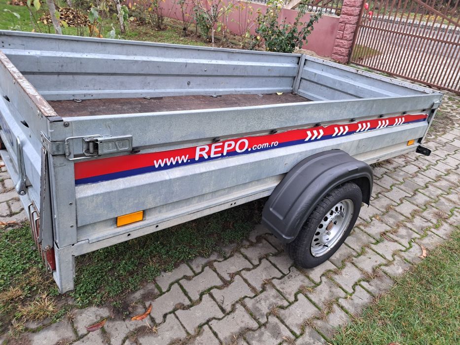 Remorca  auto 750 kg basculabila special pt ATV (platforma ATV)  cat B