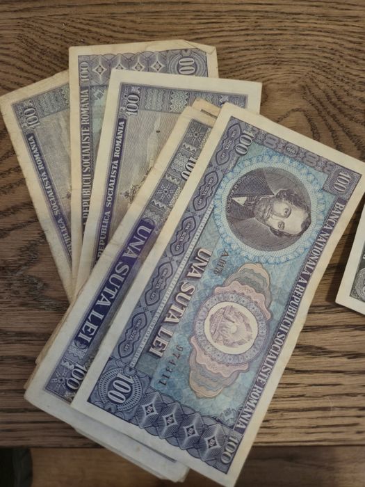 Bacnote lei românești vechi