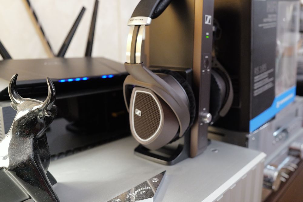 Casti Sennheiser RS 185 impecabile wireless bluetooth