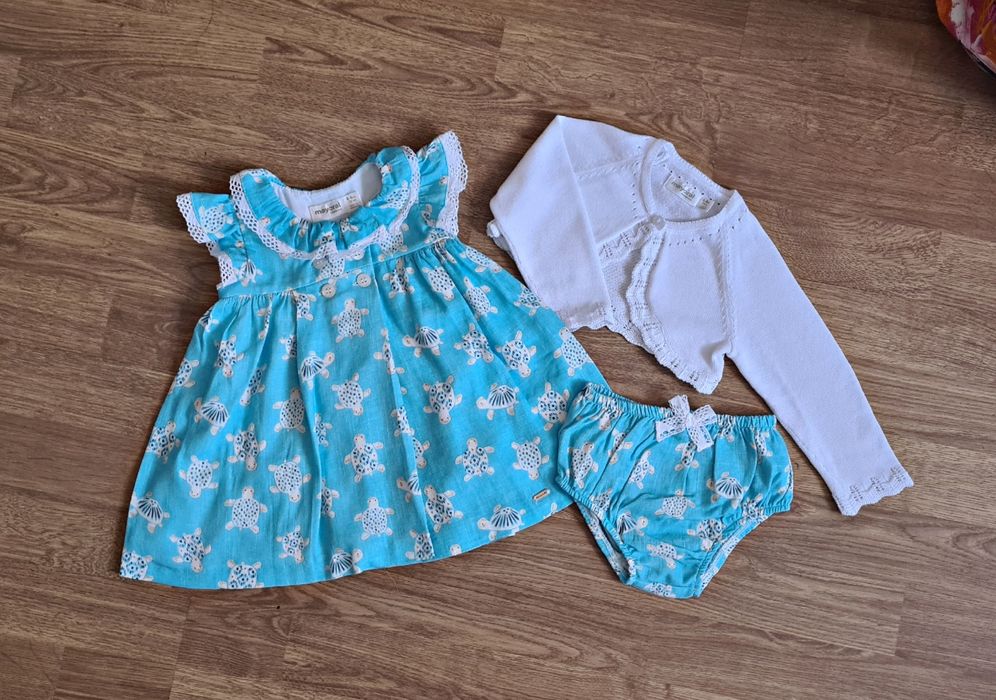 Set Mayoral rochita + bolero + chilotel