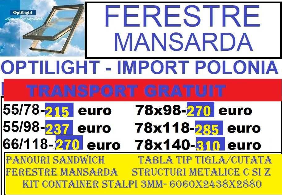 Ferestre de mansarda - transport gratuit - Polonia-Fakro