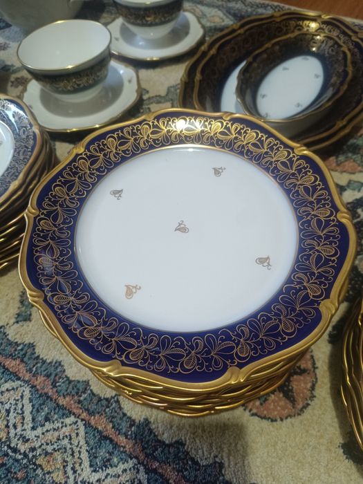 Serviciu de masă Weimar echt cobalt 12 persoane