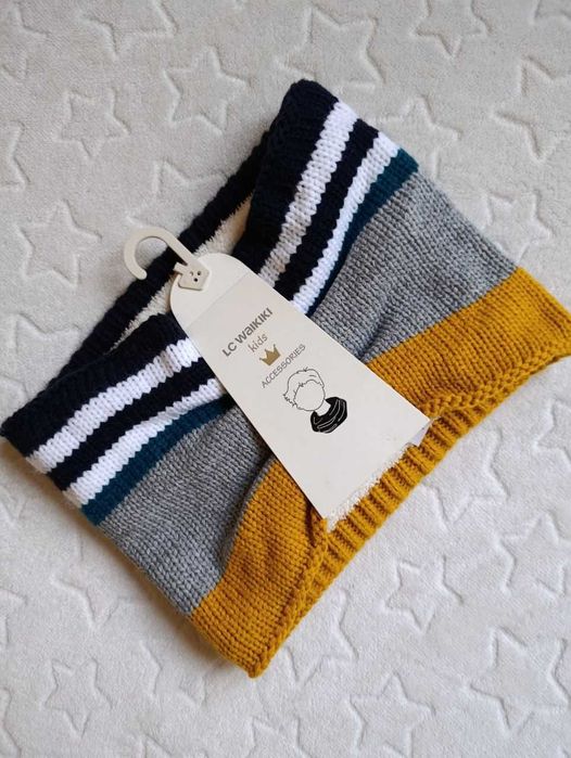 Новый фирменный шарф снуд на мальчика