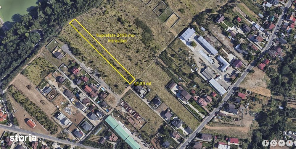 Teren 2493 mp  intravilan Strada Mesteacanului