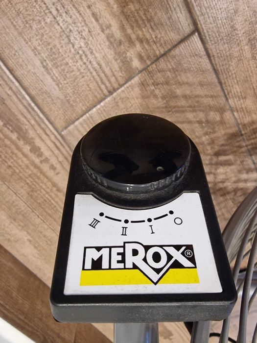 Ventilator de podea, 3 trepte de viteza, 170W, argintiu, Merox