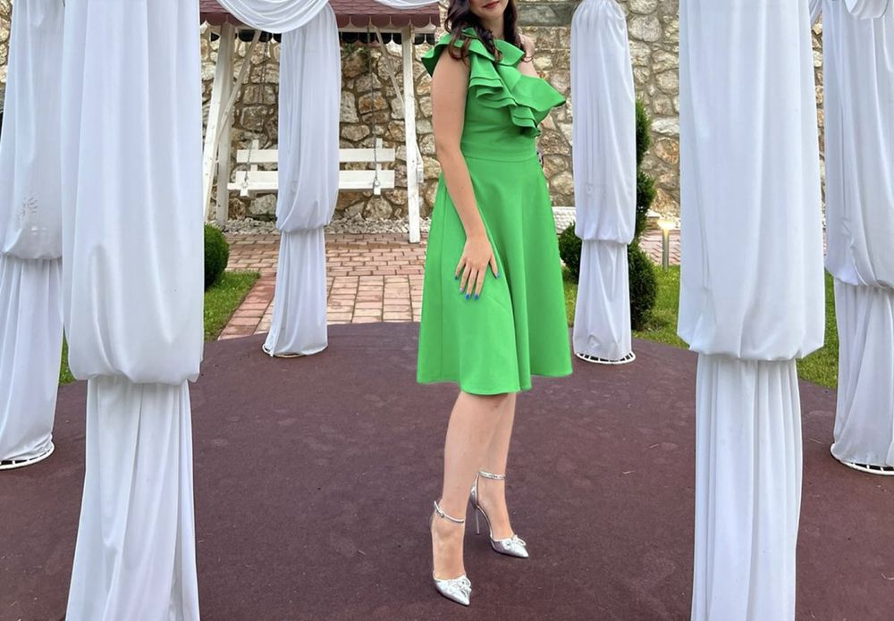 Rochie eleganta verde