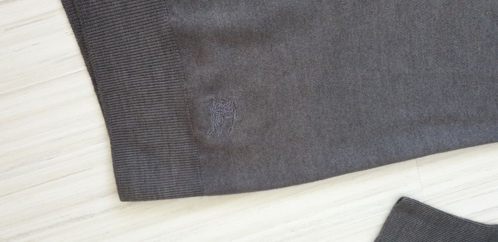 Burberry Extrafine Merino Wool Made in Italy Mens Size 2XL ОРИГИНАЛ!
