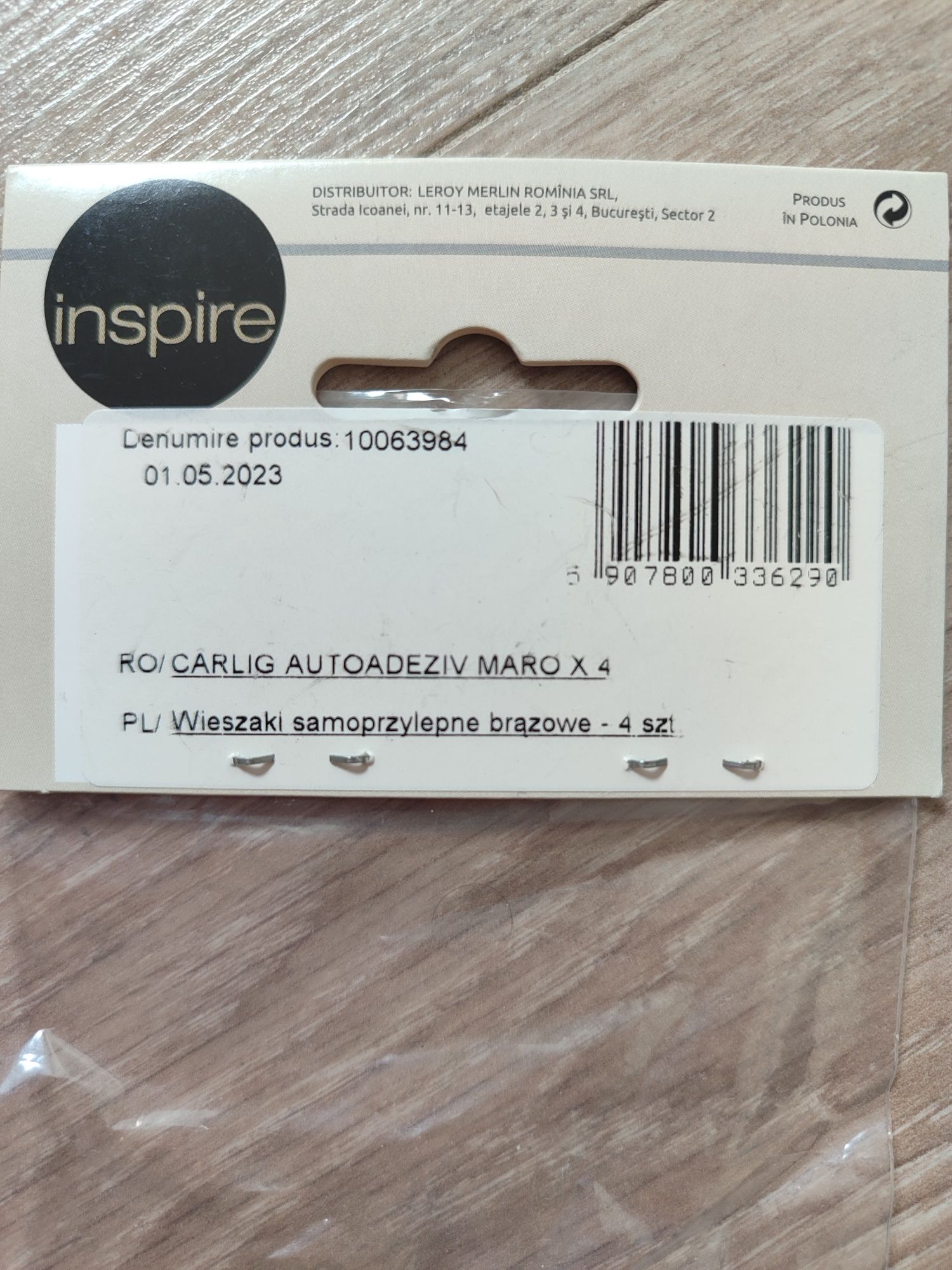 NOU 40 buc Cârlig autoadeziv pentru galerie perdele-draperii