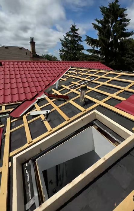 Montaj acoperiș tigla metalica, ceramica dulgheri,si reparati durabile