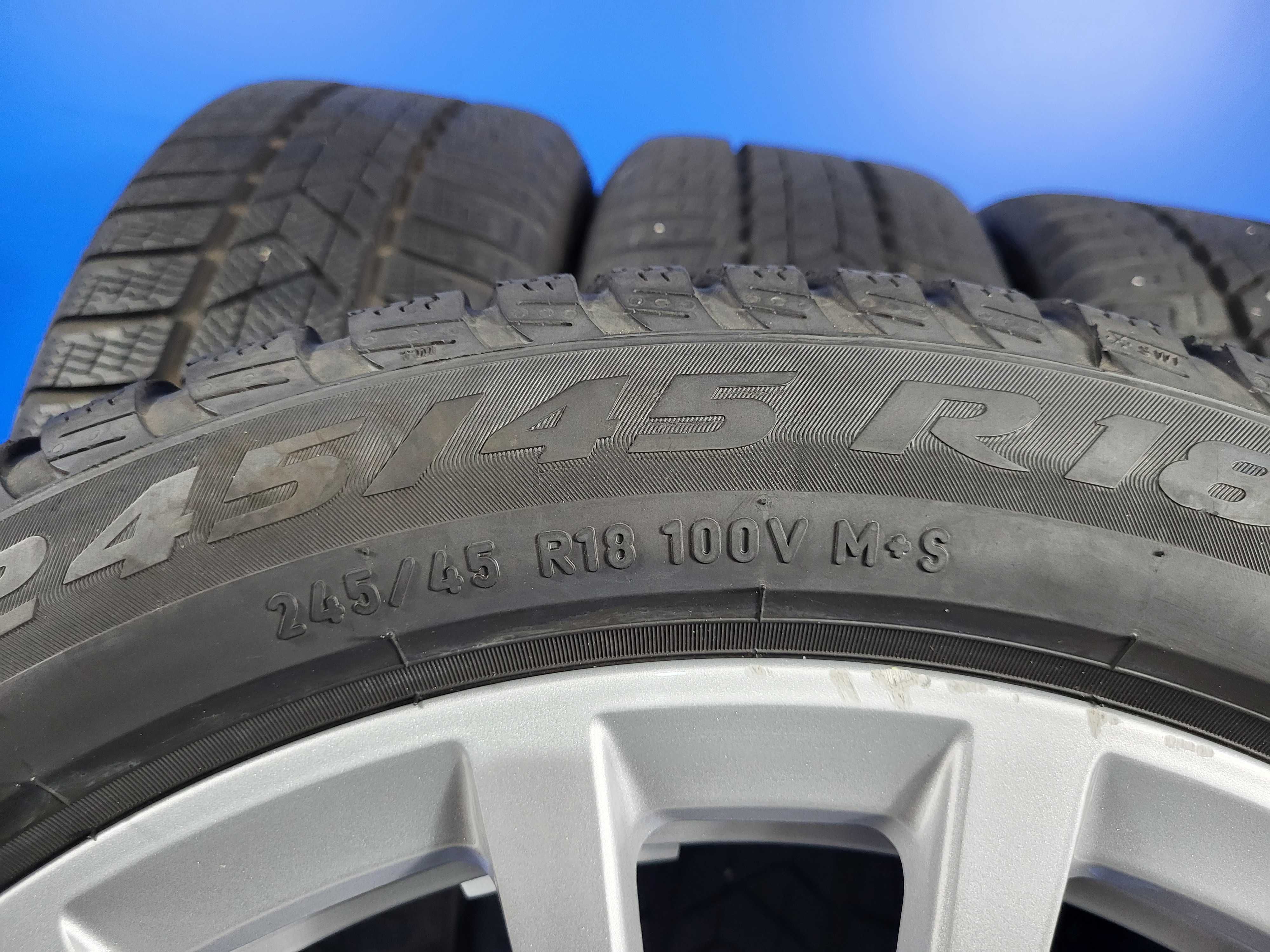 Vand set 4 anvelope M+S 245 45 18 Pirelli Sottozero fff bune