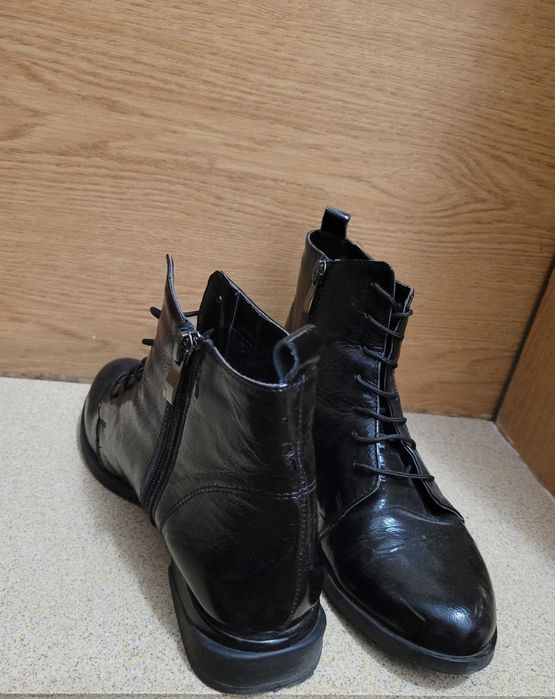 Дамски боти, естествена кожа