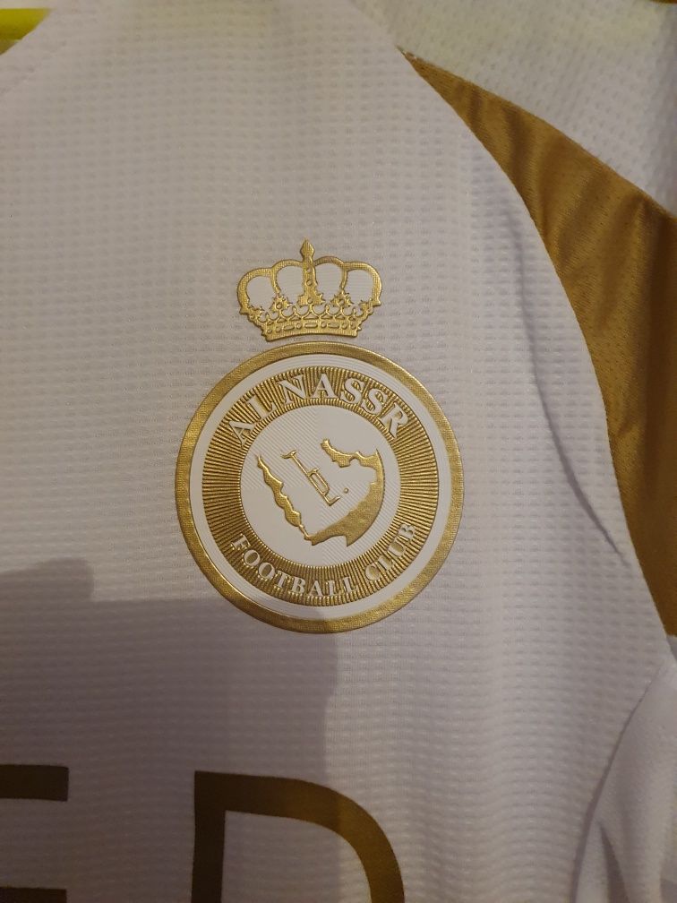 Tricou Al-Nassr 2025, Ronaldo #7, M, NOU cu eticheta,PlayerVersion