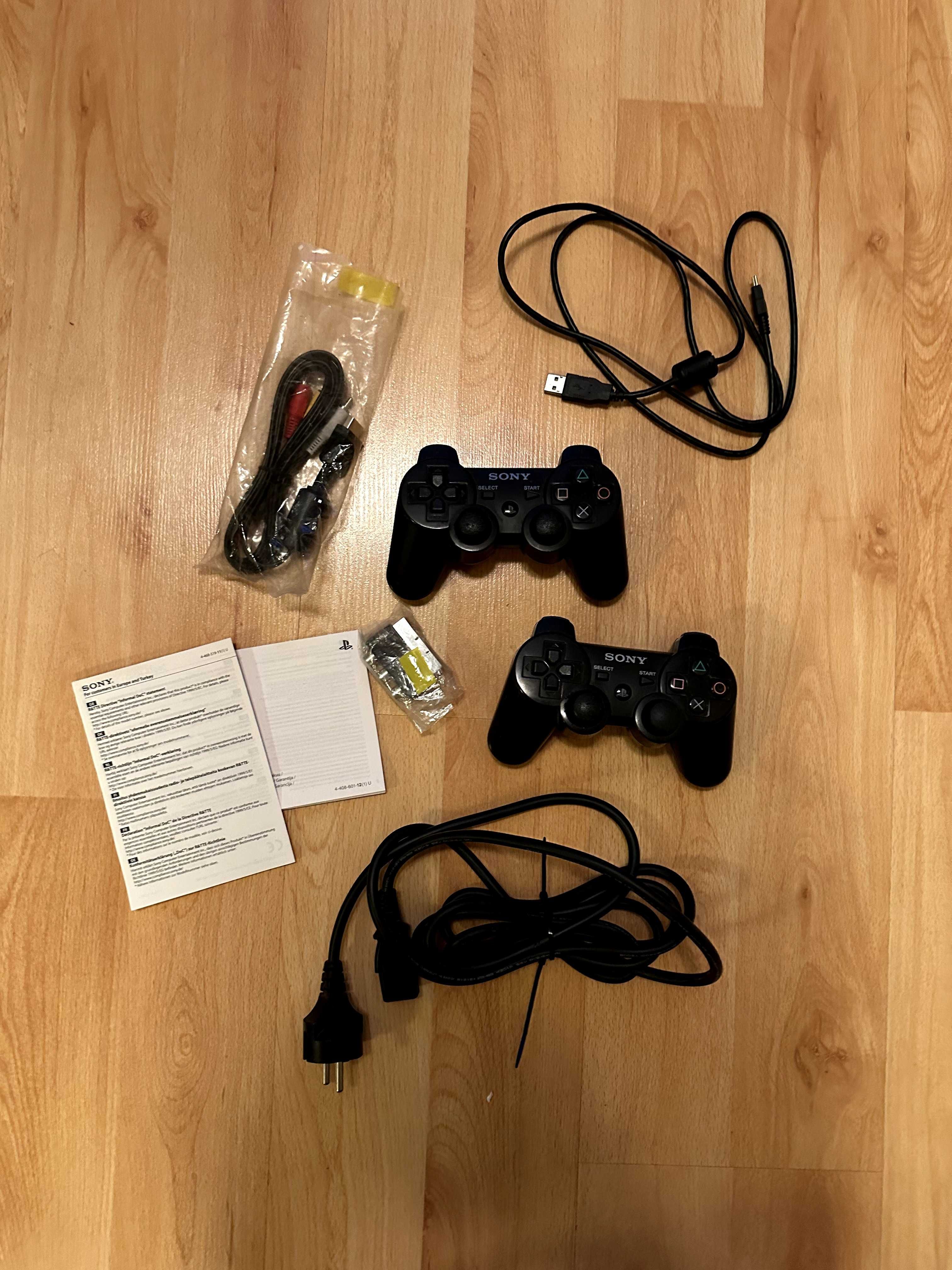 PlayStation 3 (80GB Fat) комплект с 2 джойстика и оригинална кутия