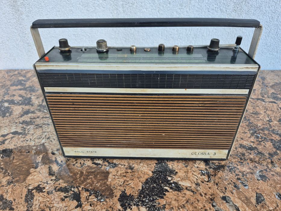 Radio receptor Gloria 4,RP 1524 fabricat Tehnoton Iasi functional