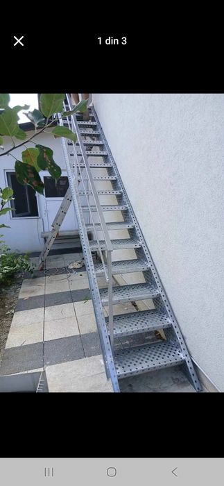 Scări metalice industriale