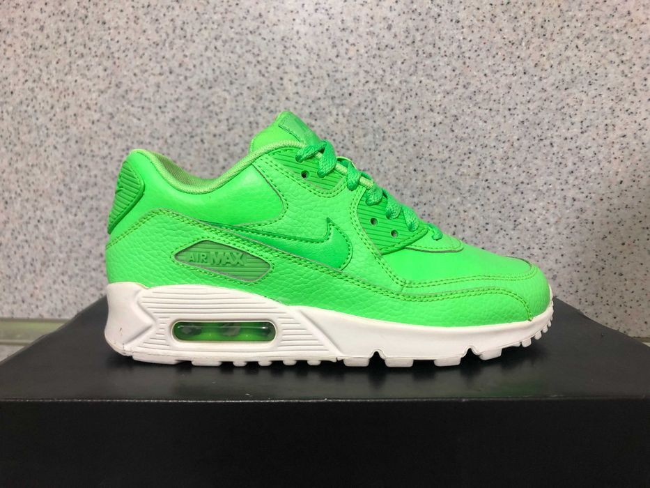 ОРИГИНАЛНИ *** Nike Air Max 90 Leather / Green White