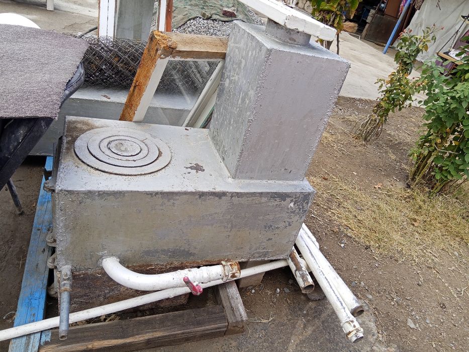 Угольная печька весь комплект