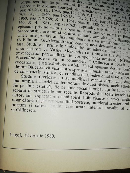 Carte, istoria literaturii romane.