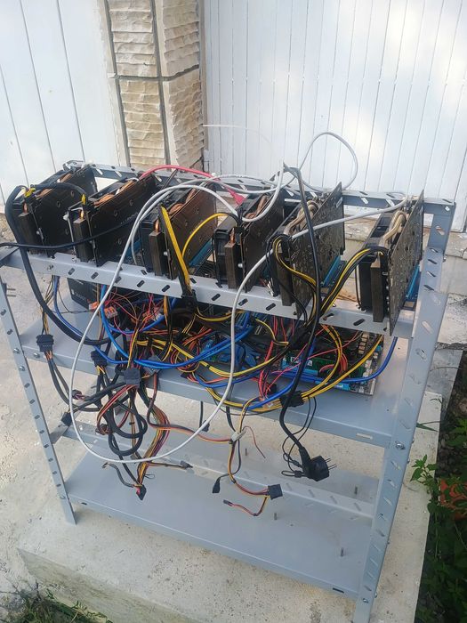 Mining rig rx470 6 броя