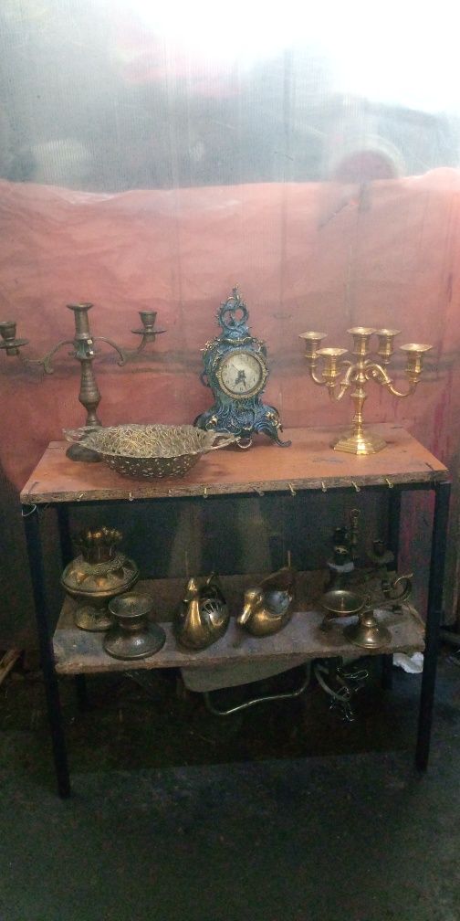 Obiecte decor din bronz și cristal