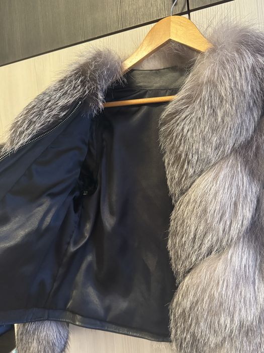 Blana naturala vulpe argintie