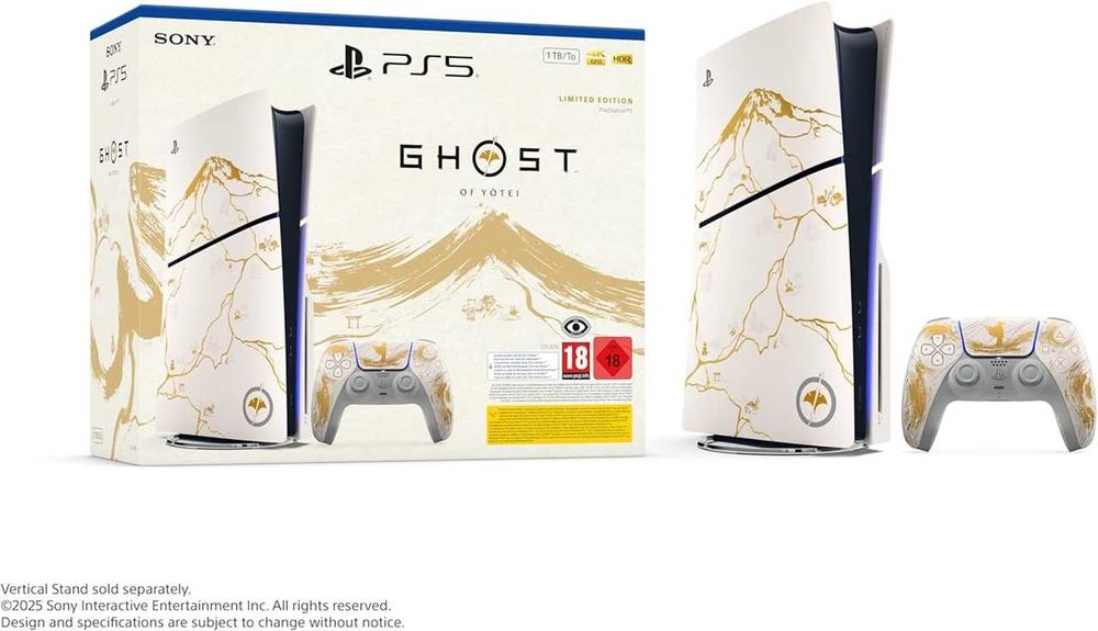 Consola PlayStation 5 PS5 Slim 1TB D-Chassis Ghost of Yōtei Limit nou