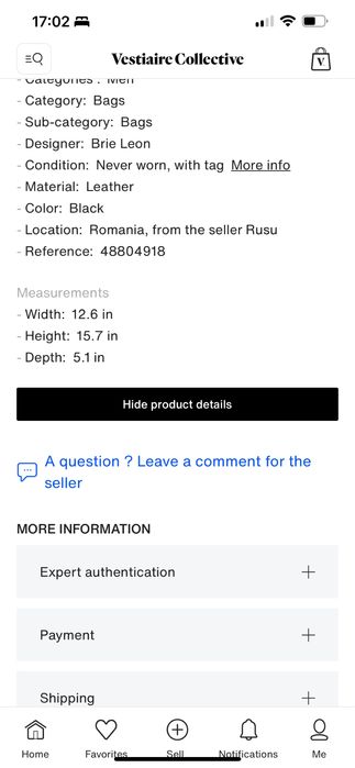 Раница естествена кожа