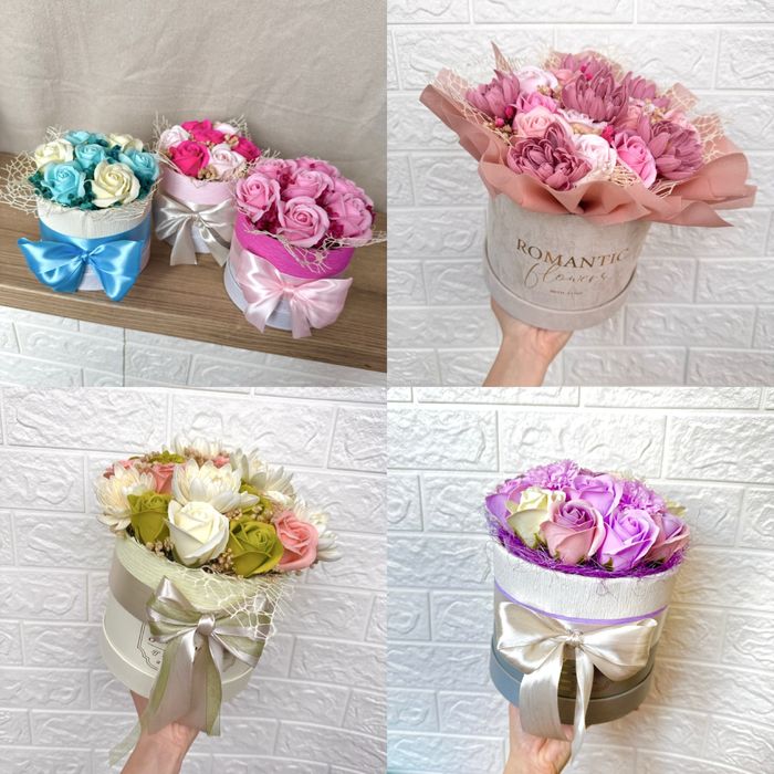 Букет от сапунени рози / сапунени рози