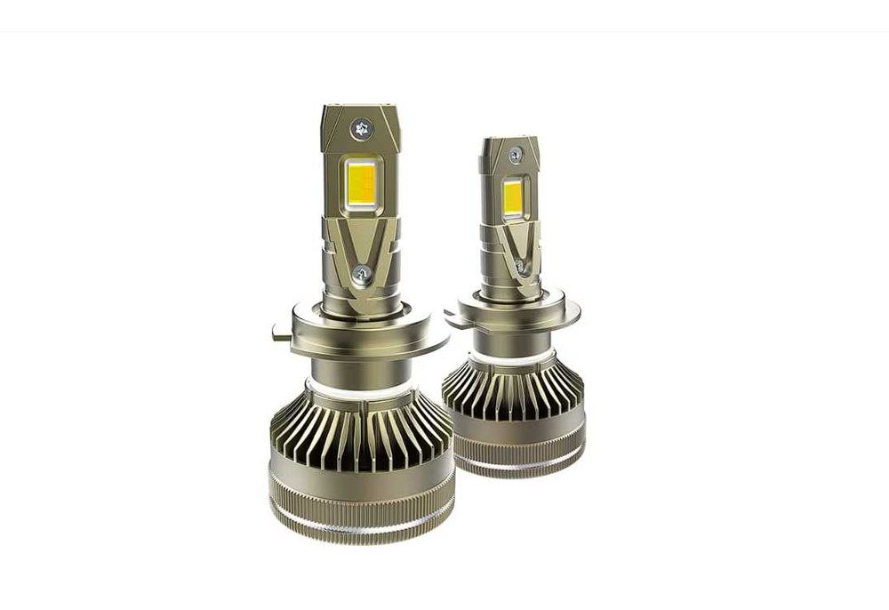 Set 2 Becuri LED H7 , 210W, 27.000LM, 3000k-6000k, Control App
