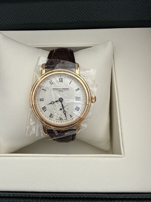 Швейцарские золотые часы Frederique constant