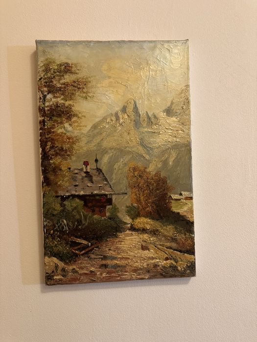 Tablou ulei pe panza  150 lei predare personala sau plata in cont