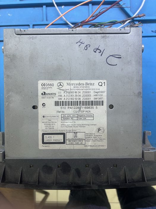 Mercedes benz comand ntg 4,5 w212 rest