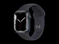 Нов Apple Watch S7 GPS + Cellular 41mm Midnight Aluminum Sport Band