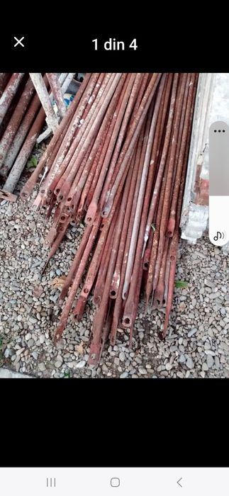 Vând bare schela metalica