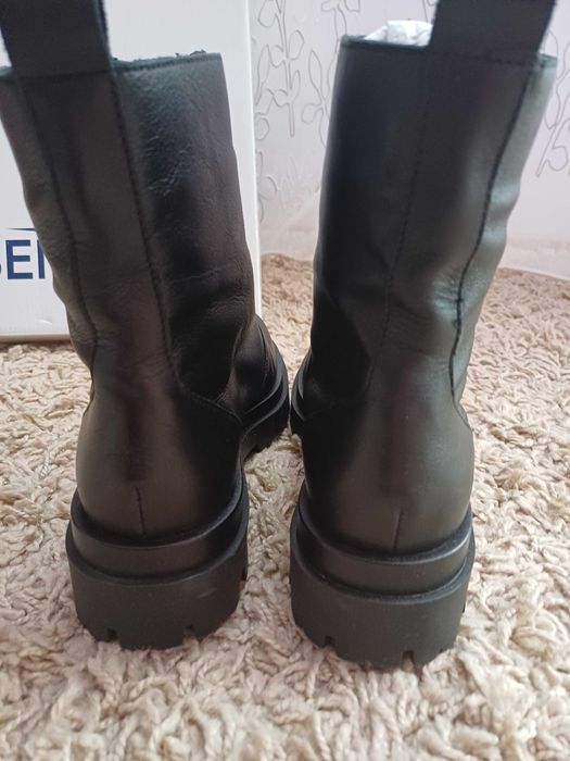 Cizme piele , 36, nou
