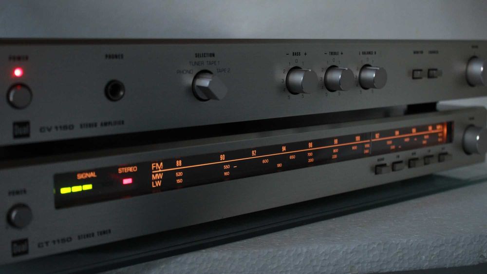 Statie+Tuner Dual,2x35W,slim,Germania(1980).